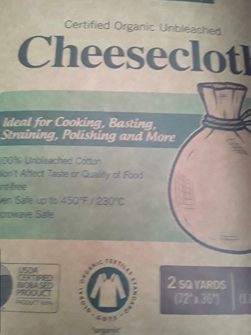 organic cheesecloth